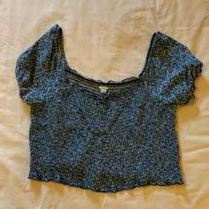 Floral crop top
